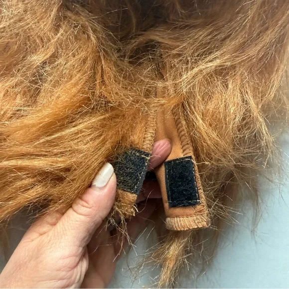 Cowardly Lion Wizard of Oz Boy Halloween Costume Realistic Mane Small 6-7 - Picture 9 of 16